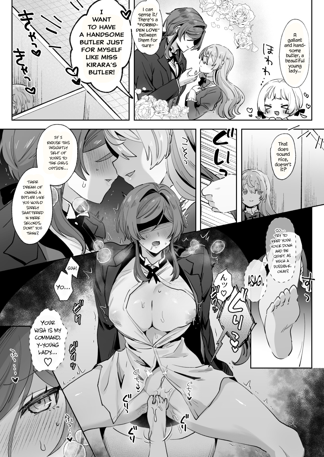 Hentai Manga Comic-A story about an obedient handsome butler who is developed into a lewd person by a young lady.-Read-3